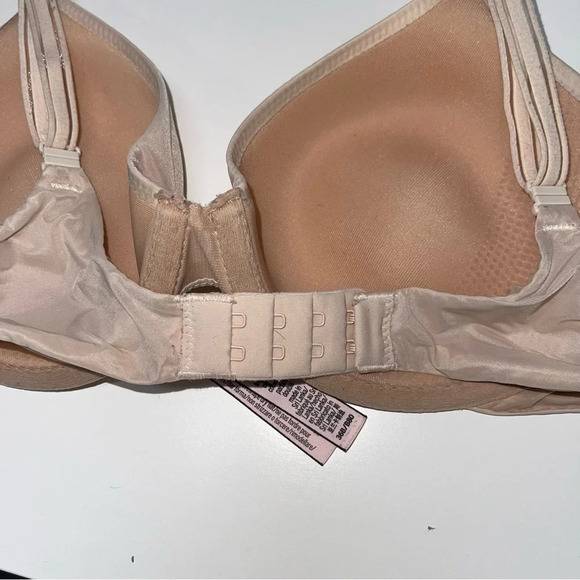 Victoria’s Secret Lined Perfect Coverage Tan Push-up T-shirt Bra 36B Women’s - Picture 7 of 10